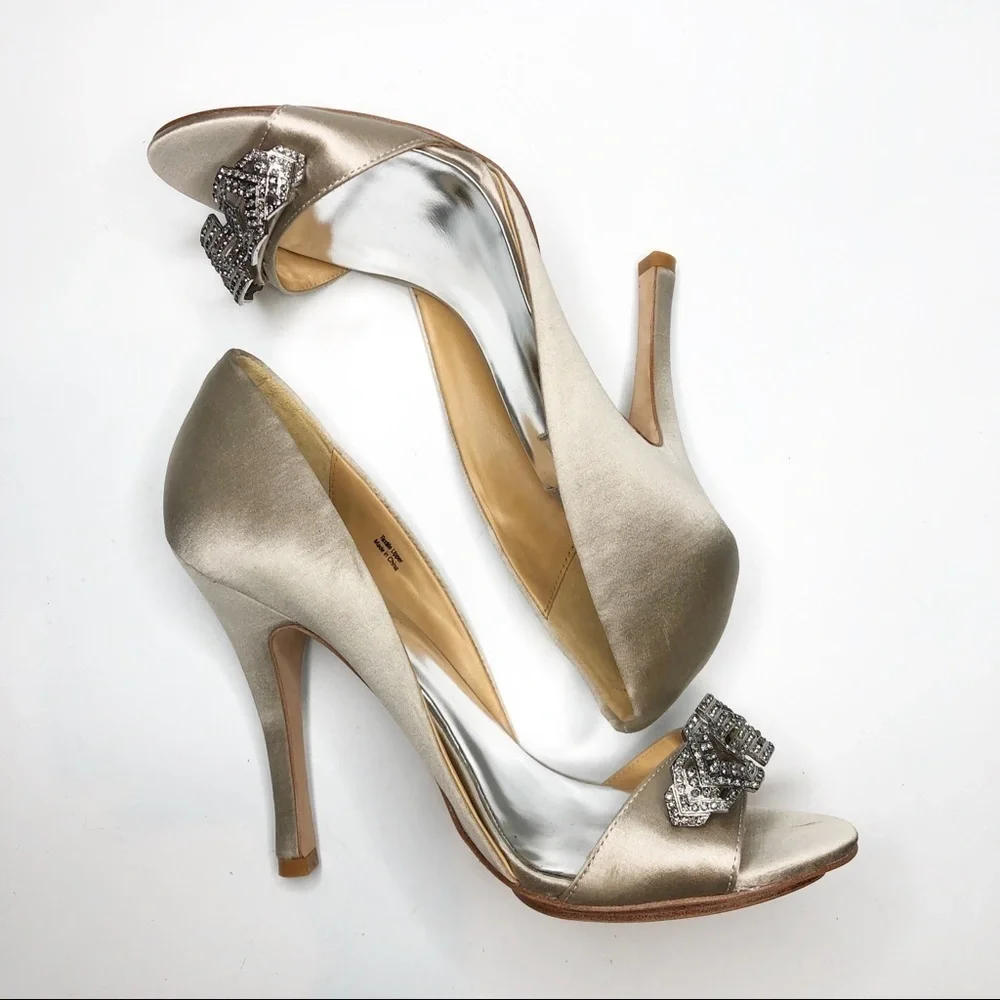 Badgley Mishka | Open Toe Heels